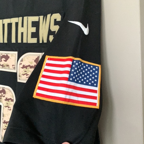 Green Bay Packers - Clay Matthews - Salute to Service Camo Black Jersey - Large - Picture 5 of 8